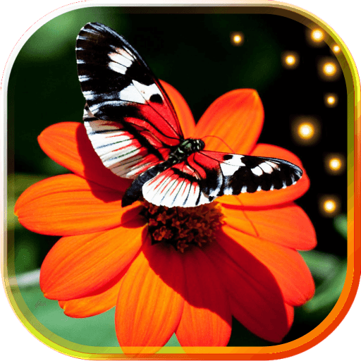 Butterflies n Flowers LWP