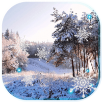 Snowfall Forest Live Wallpaper