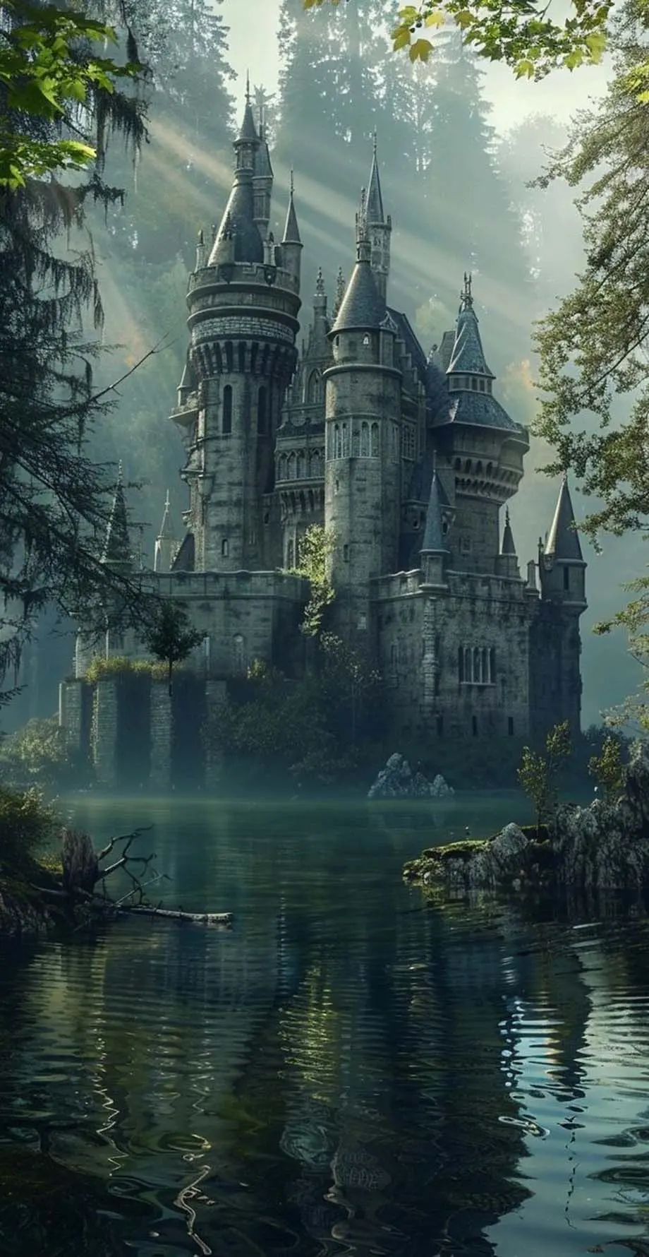 Castle Medieval Dark Nice Wallpaper Digital, phone background, i Phone 15 Pro Max wallpaper background, iPhone 15 Plus wallpaper background, Samsung Galaxy wallpaper background, Samsung galaxy, XIAOMI wallpaper background, for desktop, for PC, for computer