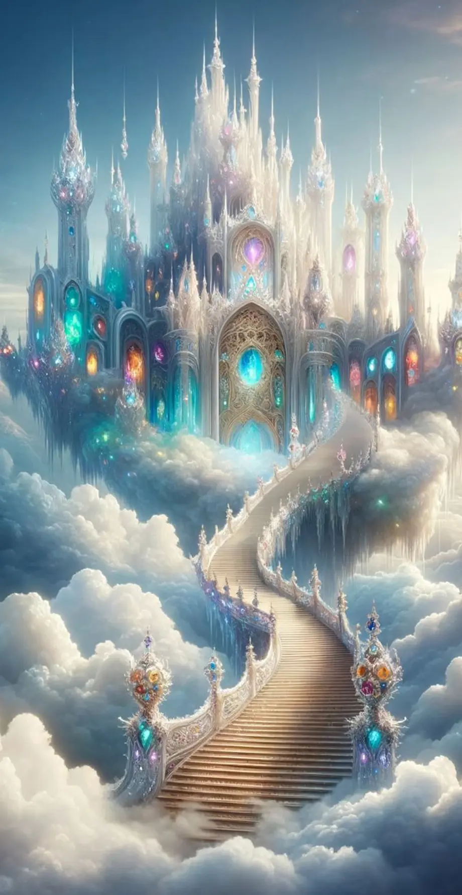 Castle in the Sky Dreamly Perfect Wallpaper idea