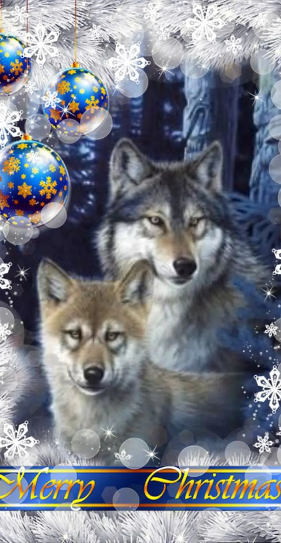 Wolf Christmas Awesome Beautiful Wallpaper idea