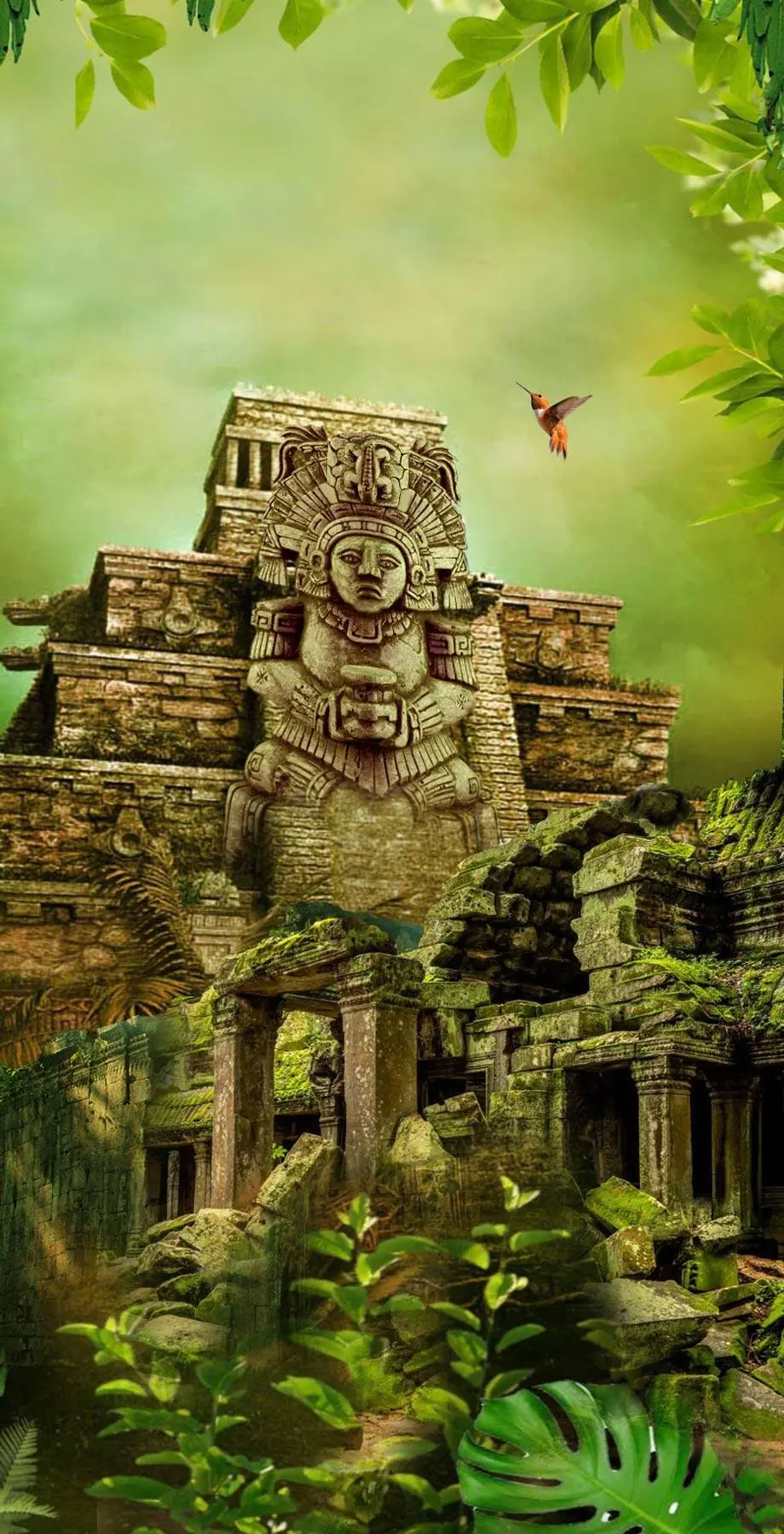 Aztec Jungles Amazing Perfect Background