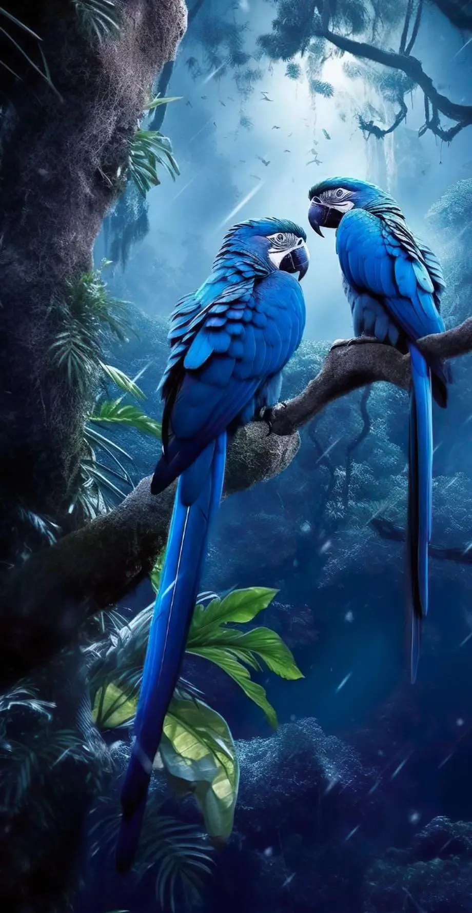 Birds Parrot Gentle Great Background