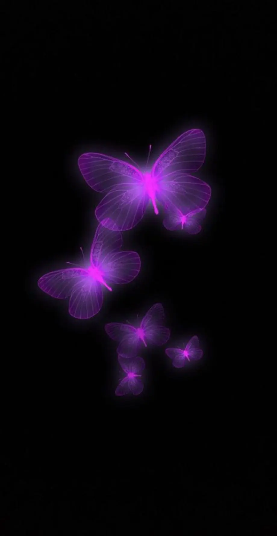 Butterflies Black Fantasy Beautiful Wallpaper background