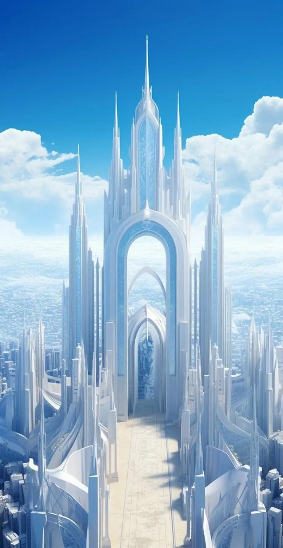 Castles Crystal Fantasy Cool Background idea