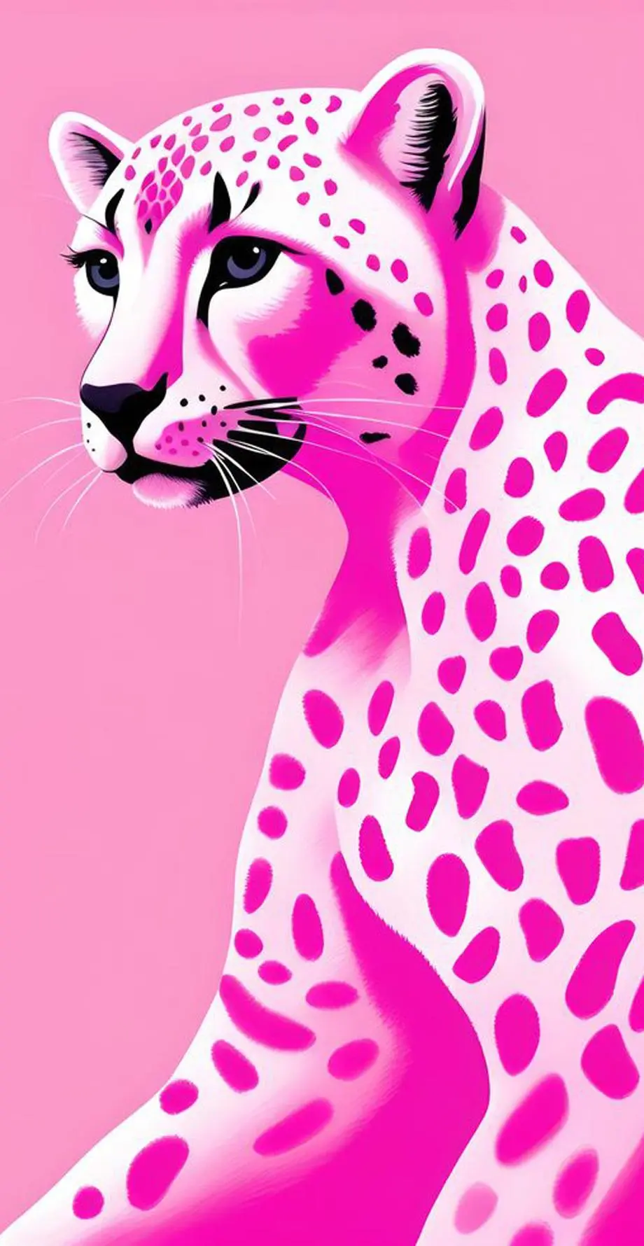 Cheetah Pink Nature Best Wallpaper