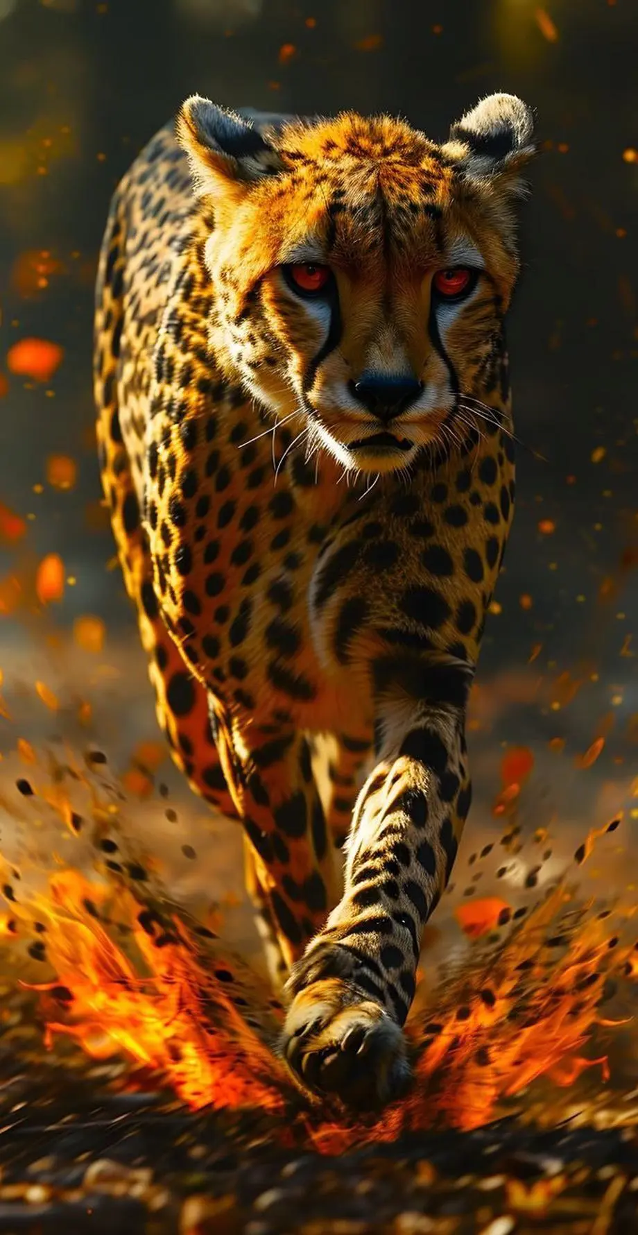 Cheetah iPhone Art Perfect Wallpaper