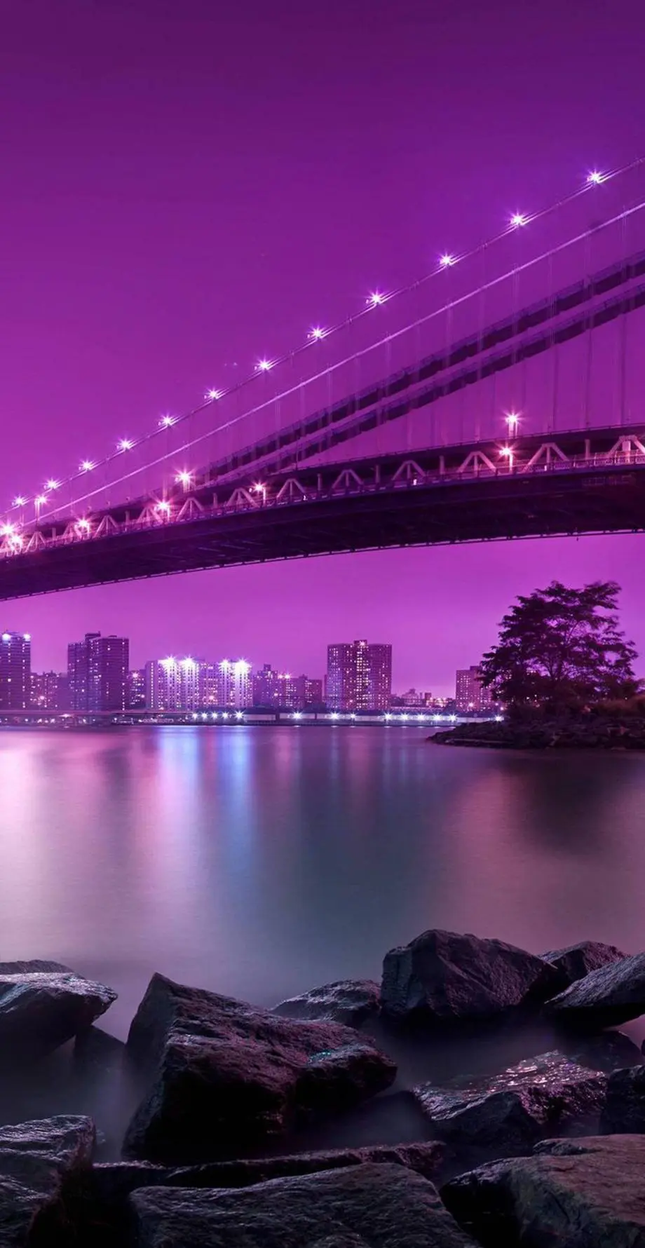 City Purple Cool Awesome Background idea