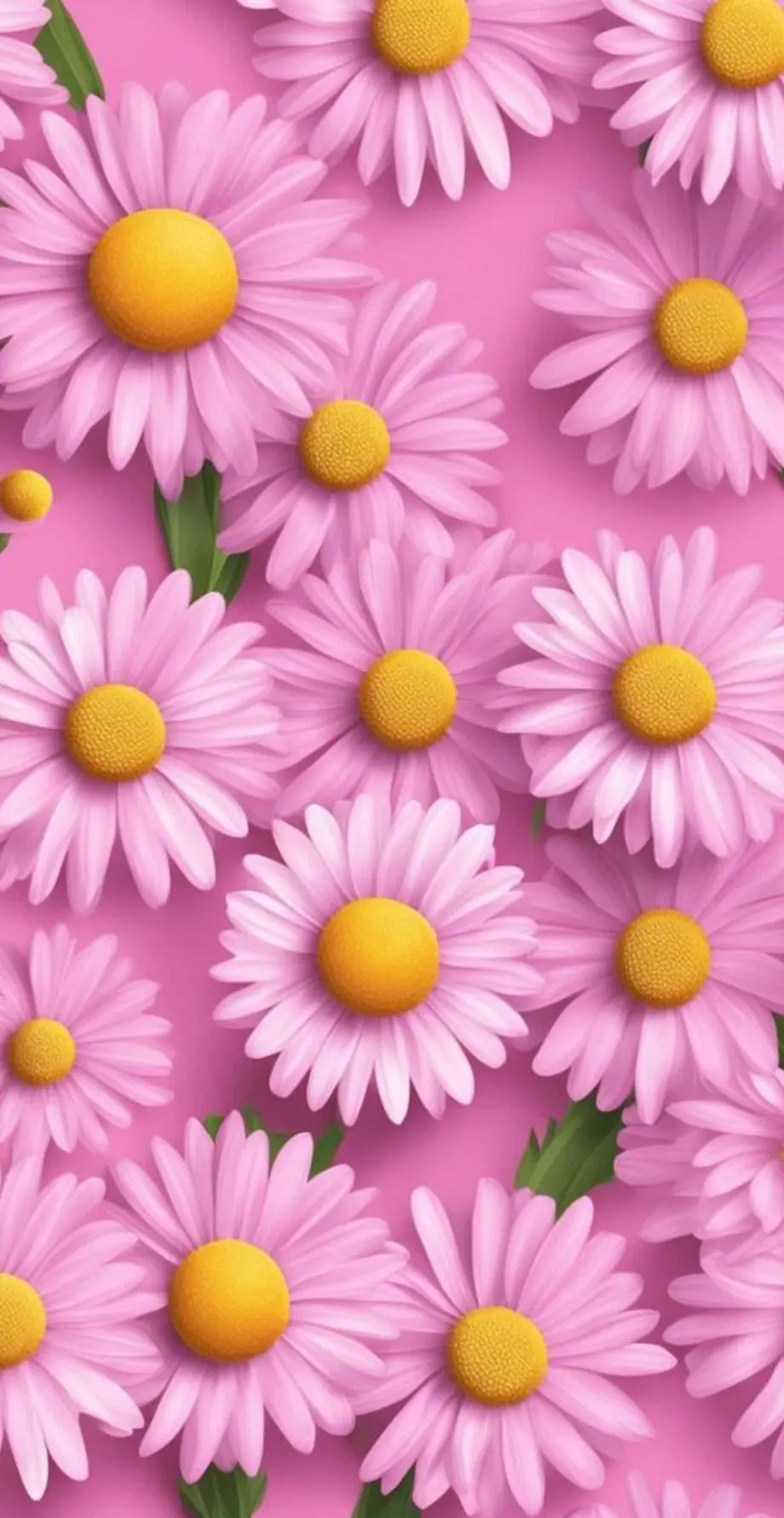 Daisy Pink Elegant Awesome Wallpaper