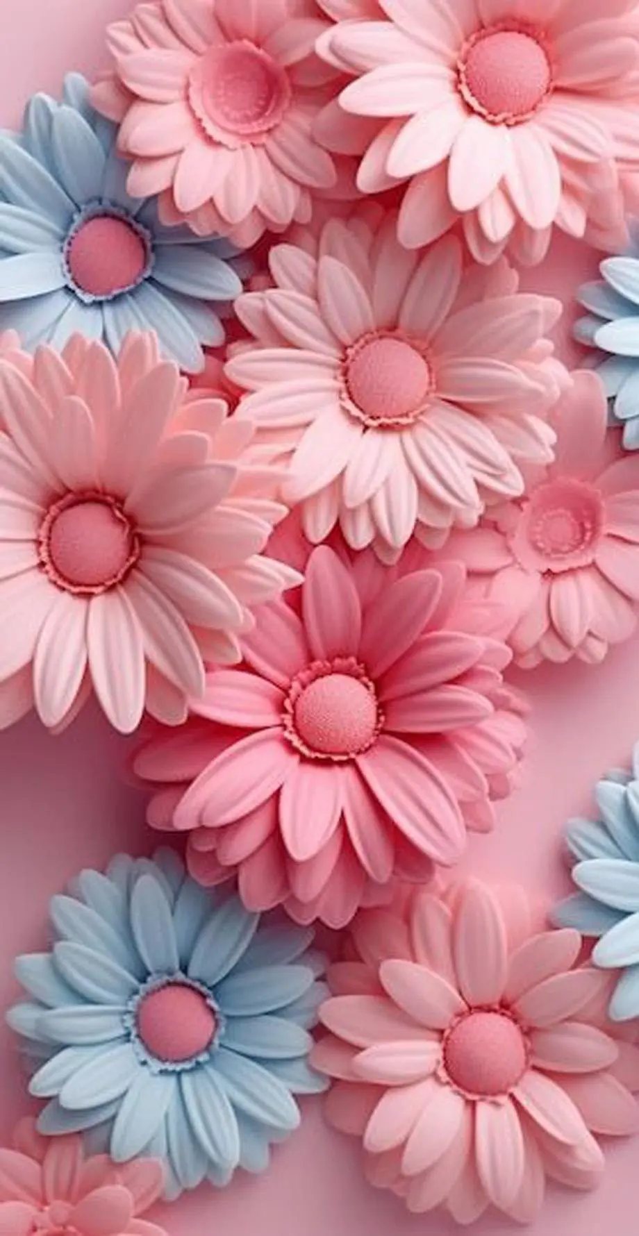 Dasies Pink Beautiful Awesome Wallpaper