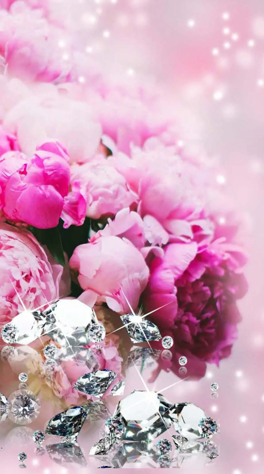 Diamond Flowers Stylish Wonderful Background picture