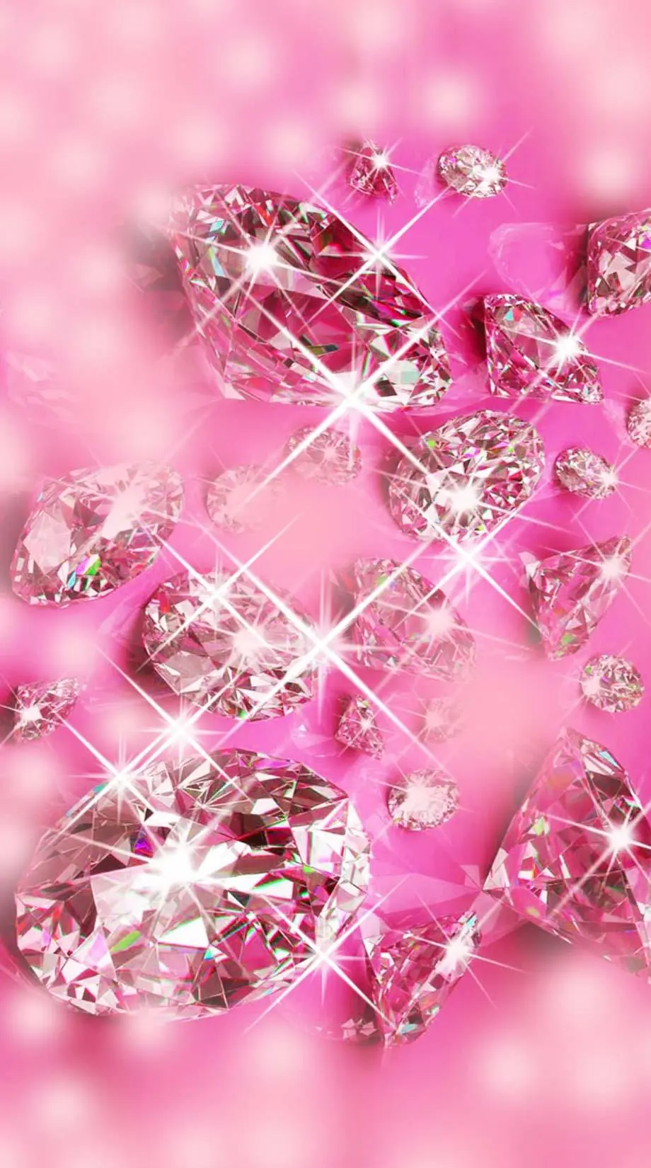 Diamonds Pink Elegant Cool Background