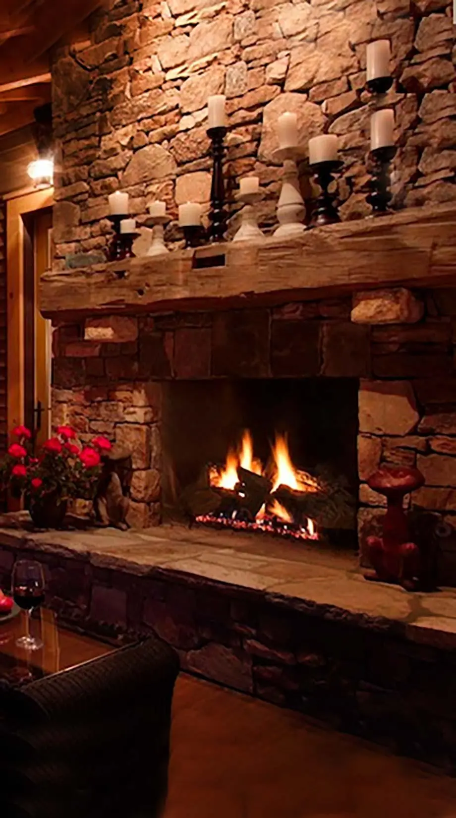 Fireplace Fireside Photo Cool Background idea