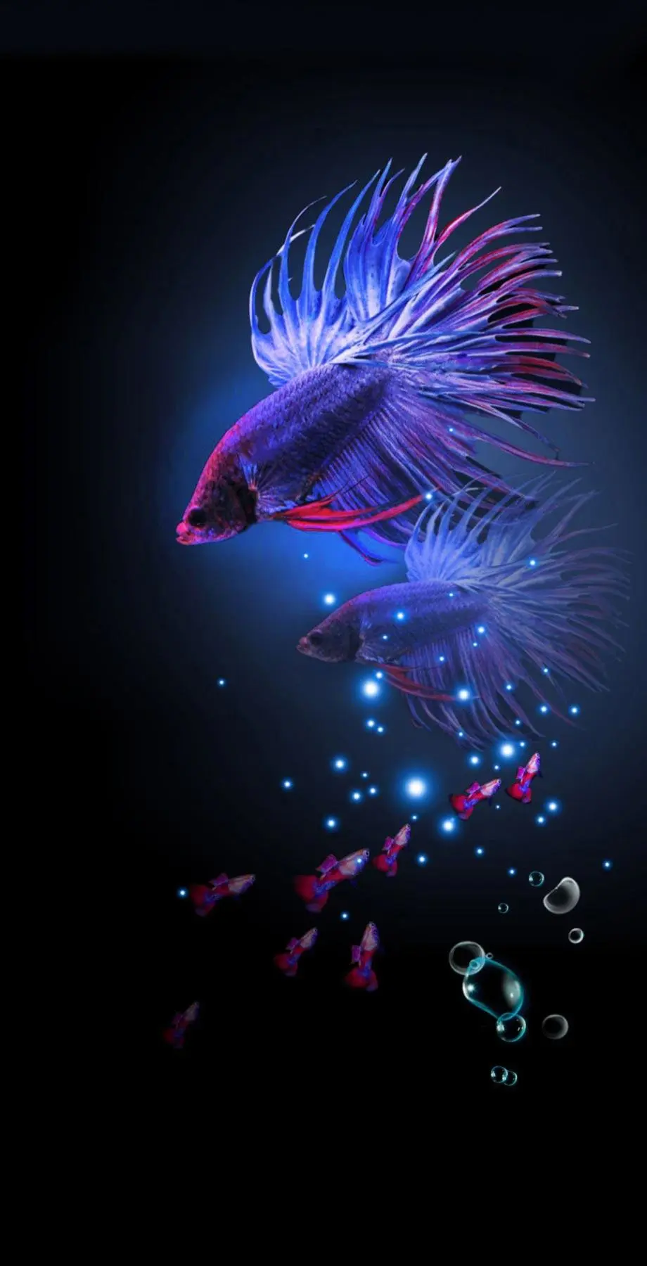 Fish Tank Neon Oceanic Cool Background Digital background, phone background, i Phone 15 wallpaper background, i Phone 13 wallpaper, Samsung galaxy s22 wallpaper background, Galaxy s 22 wallpaper background, XIAOMI wallpaper background, for desktop, for PC, for computer