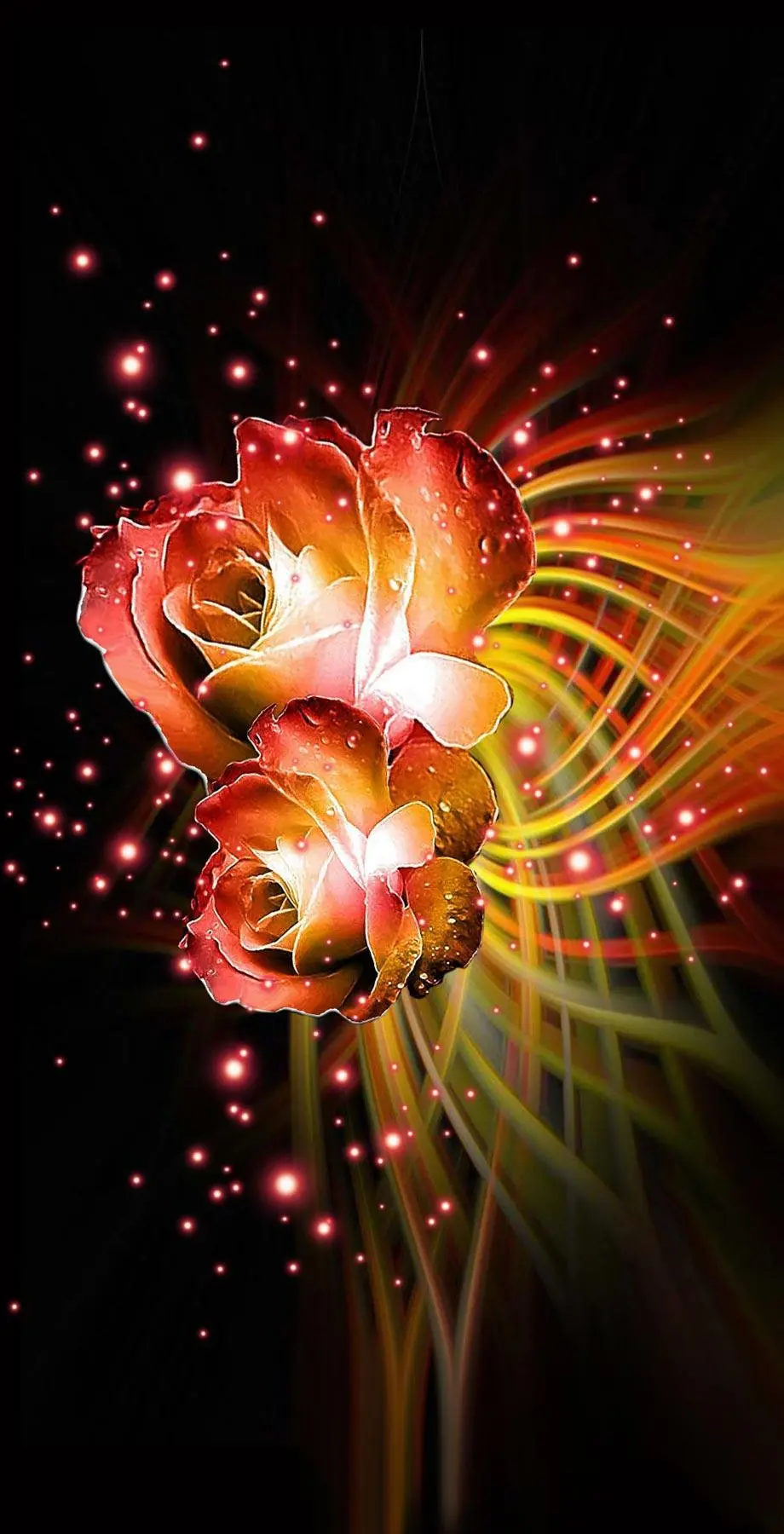 Flowers Fantasy Realistic Excellent Background picture