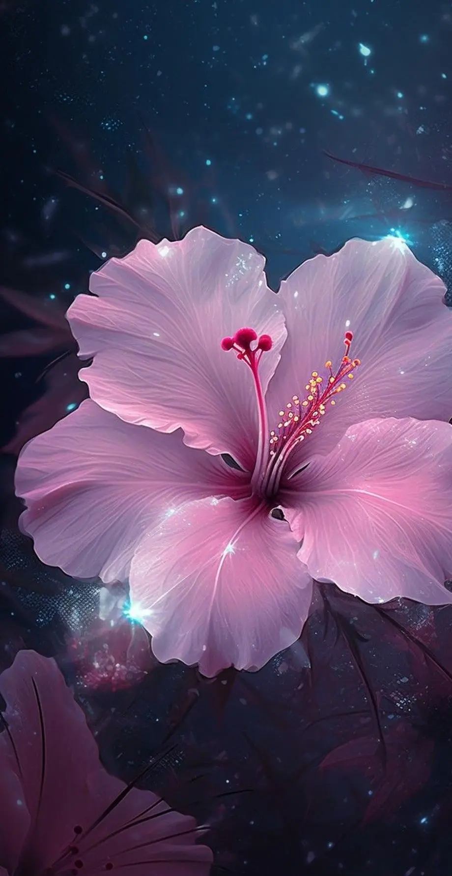 Flowers Hibiscus Art Beautiful Background idea