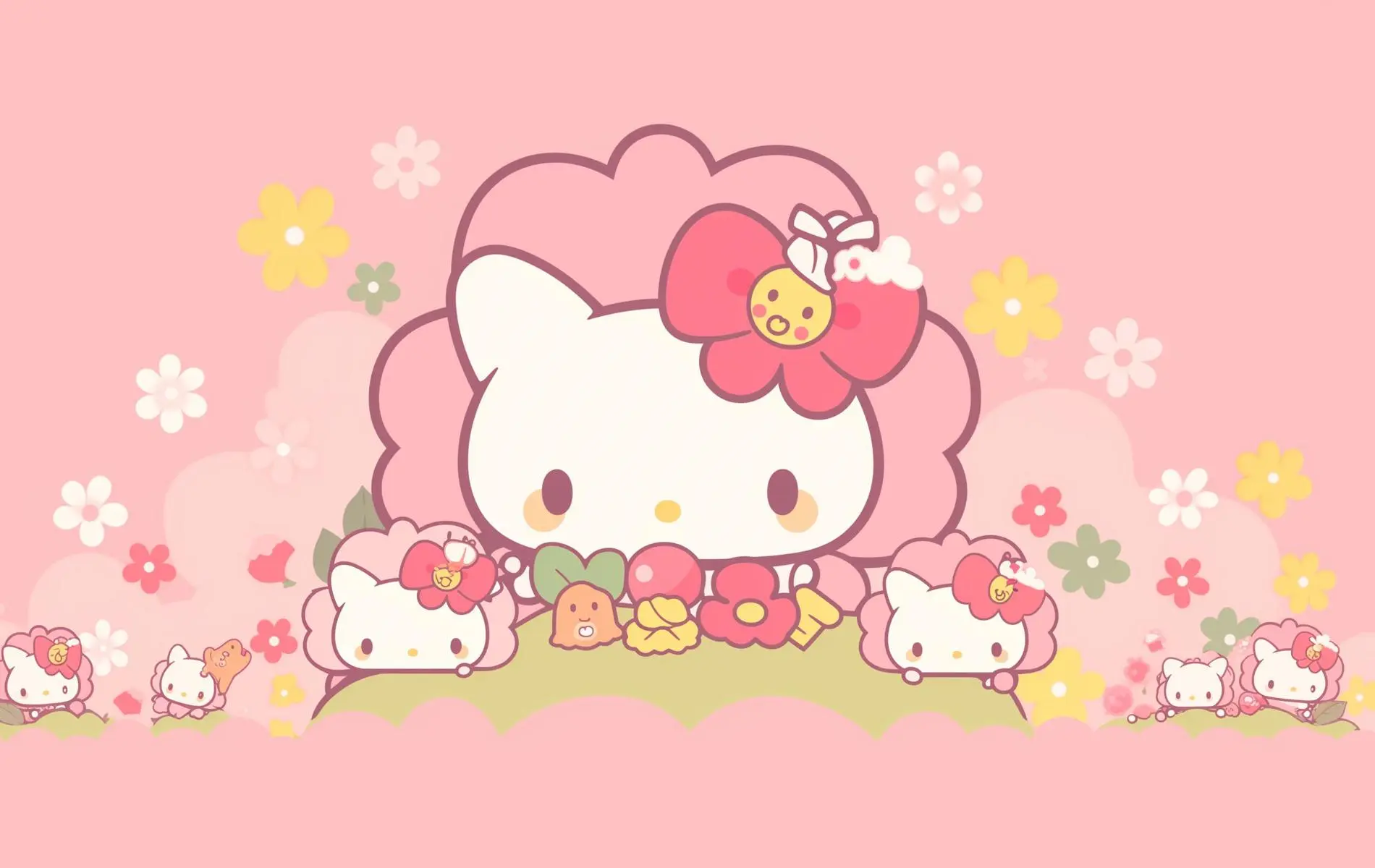 Hello Kitty Computer Design Nice Wallpaper background Screen image, phone background, i Phone 11 wallpaper, i Phone 15 Pro wallpaper background, Galaxy S24 Ultra wallpaper background, Galaxy s 22 wallpaper background, ZTE wallpaper background, for desktop, for PC, for computer