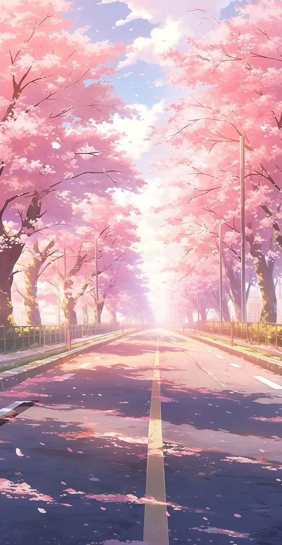 Sakura Anime Spring Awesome Background