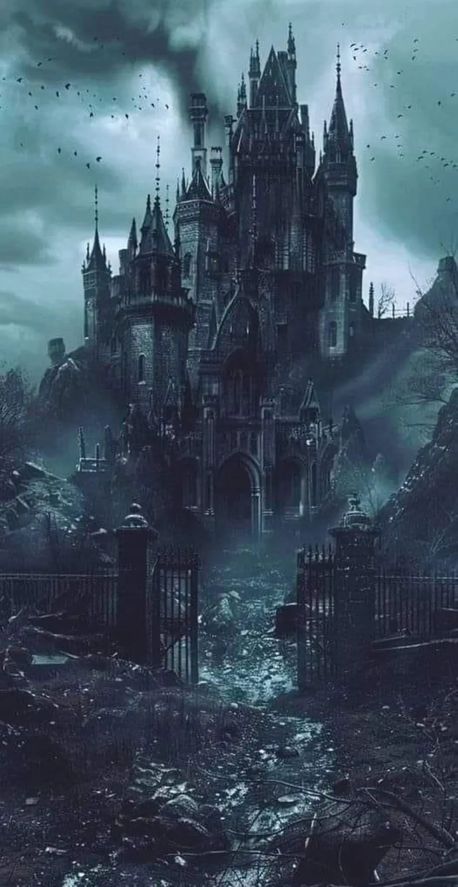 Vampires Castle Night Cool Background