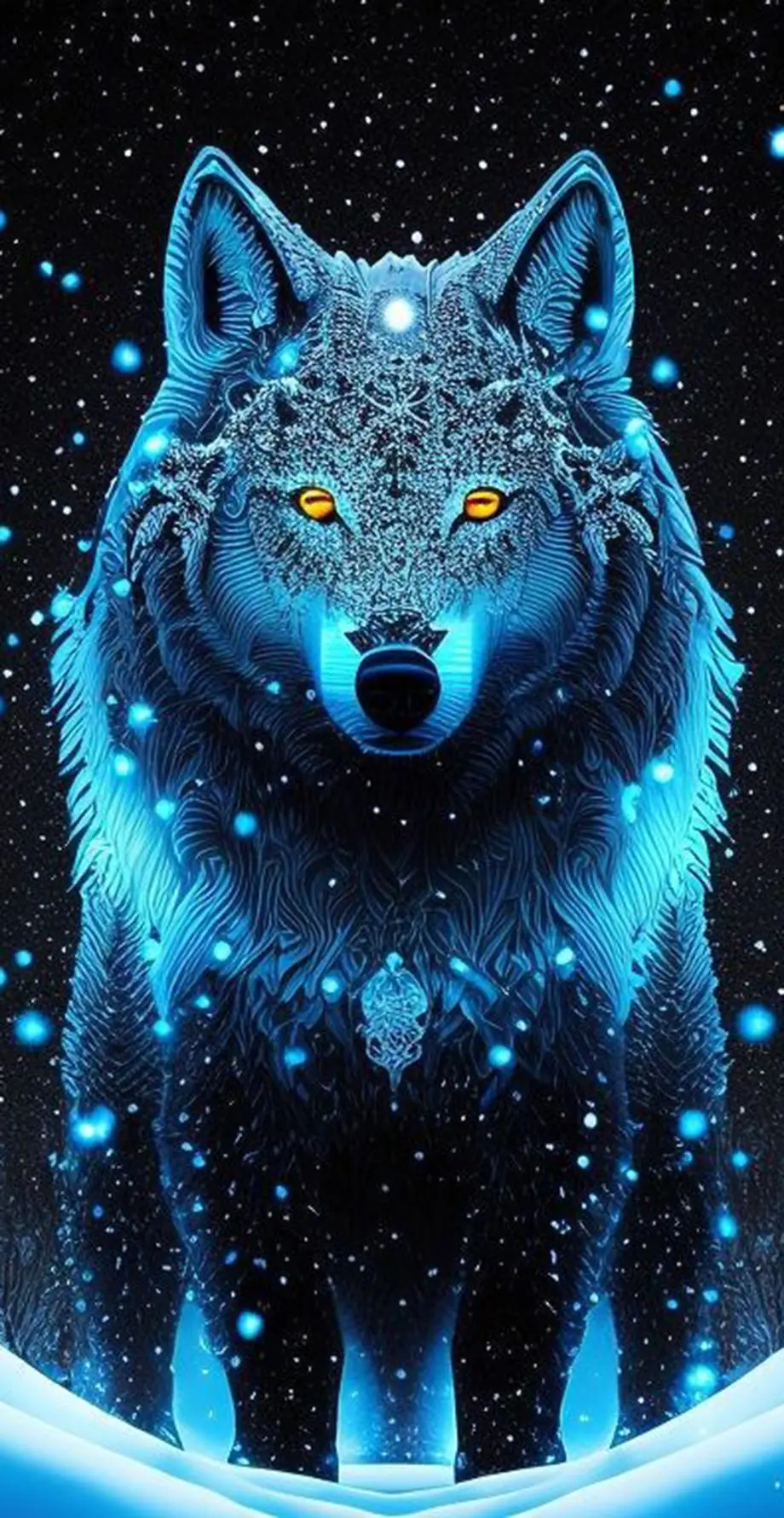 Wolf Fantasy Cool Cute Wallpaper