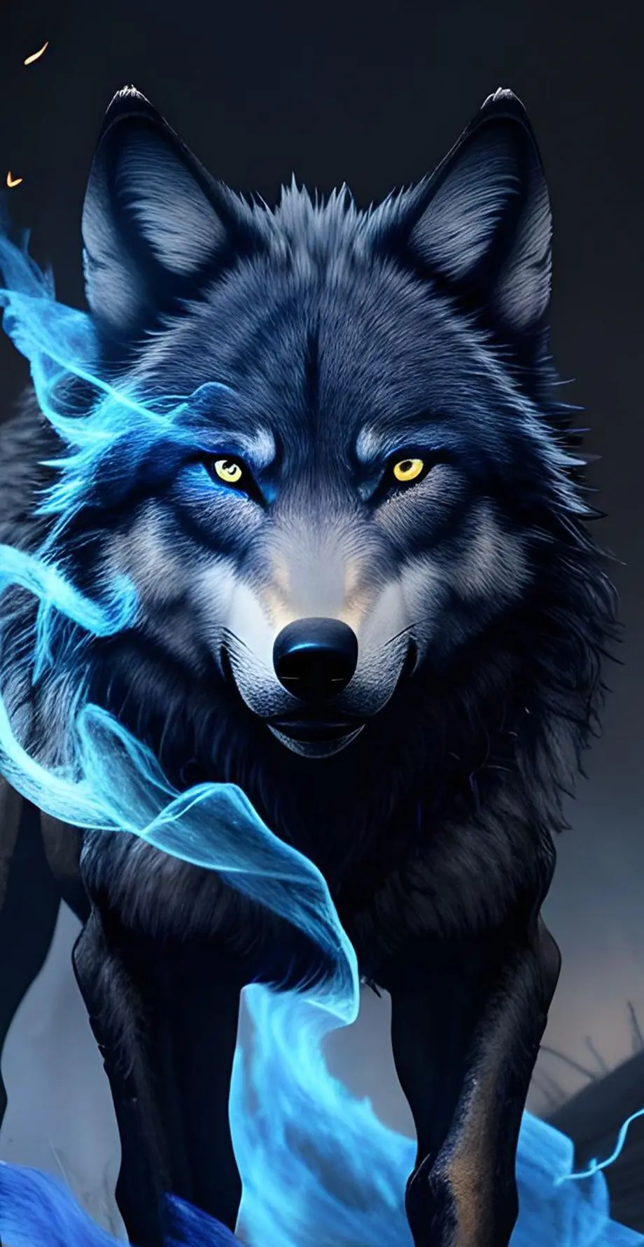 Wolf Fantasy smartphone Beautiful Background