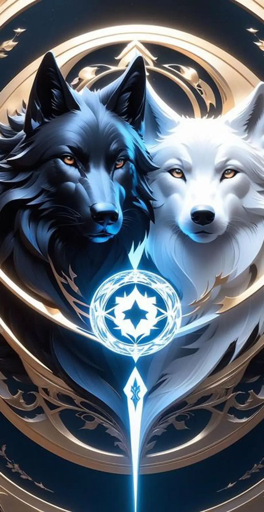 Wolf Galaxy Mod Beautiful Wallpaper background