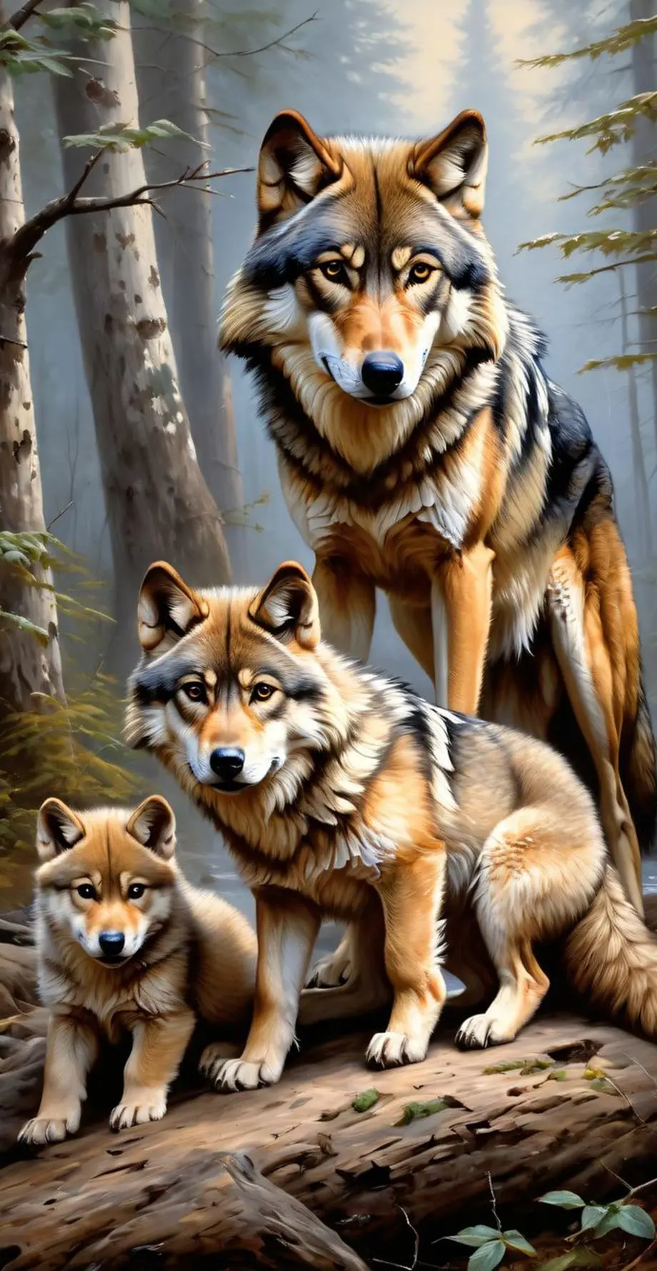 Wolf Love Modern Best Wallpaper picture