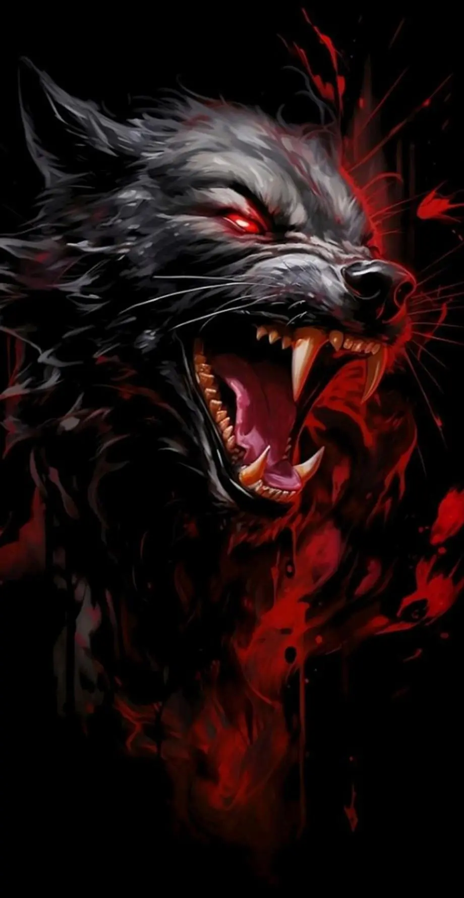 Wolf Red Mod Amazing Wallpaper background