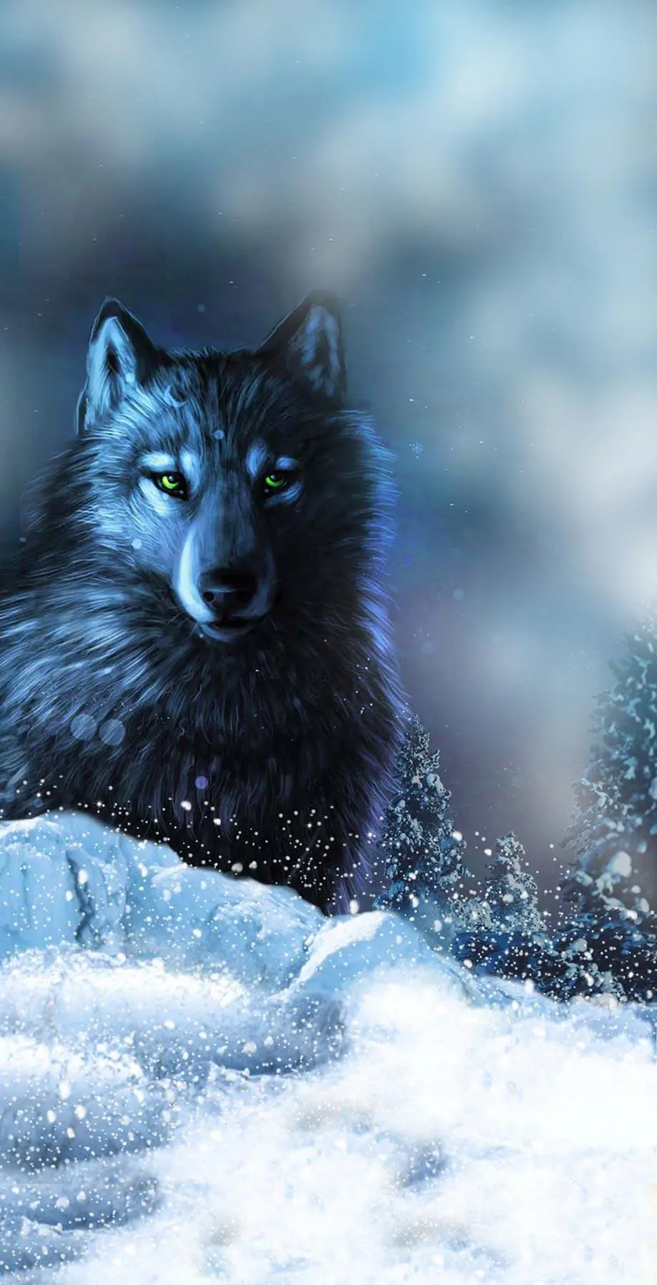 Wolf Winter Cool Wonderful Background Digital wallpaper, phone background, i Phone 11 wallpaper, i Phone 14 pro max  wallpaper, Samsung Galaxy wallpaper background, Galaxy A34 wallpaper background, OPPO wallpaper background, for desktop, for PC, for computer