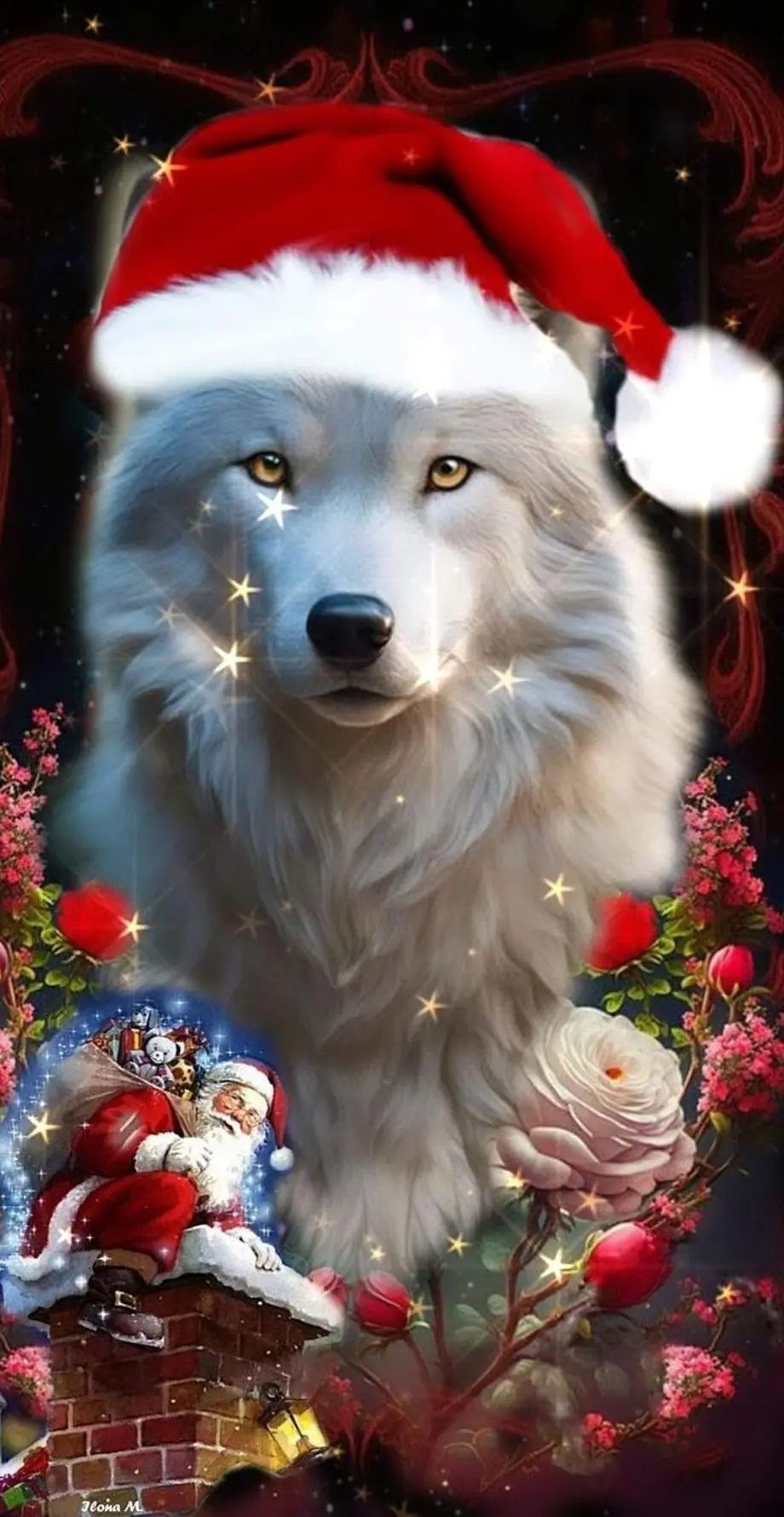 Wolves Christmas Design Excellent Background Background, phone background, iphone 6 plus wallpaper background, i Phone 15 Pro wallpaper background, Samsung Galaxy wallpaper background, Samsung galaxy s8 wallpaper background, HUAWEI wallpaper background, for desktop, for PC, for computer