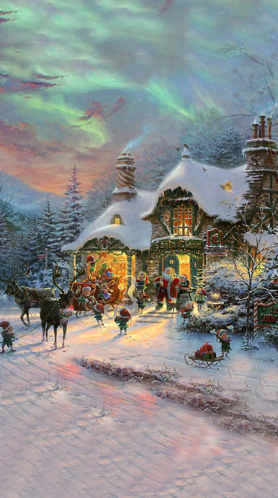 Christmas Holiday Fantasy Wonderful Wallpaper Digital, iphone wallpaper, i Phone 15 Pro wallpaper background, i Phone 14 wallpaper background, Galaxy A54 wallpaper background, Samsung galaxy s8 wallpaper background, HONOR wallpaper background, for desktop, for PC, for computer