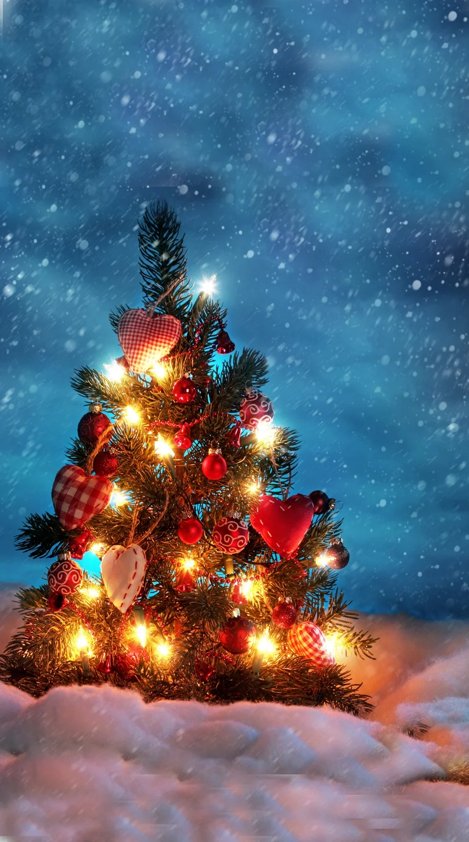 Christmas Tree Modern Cute Background