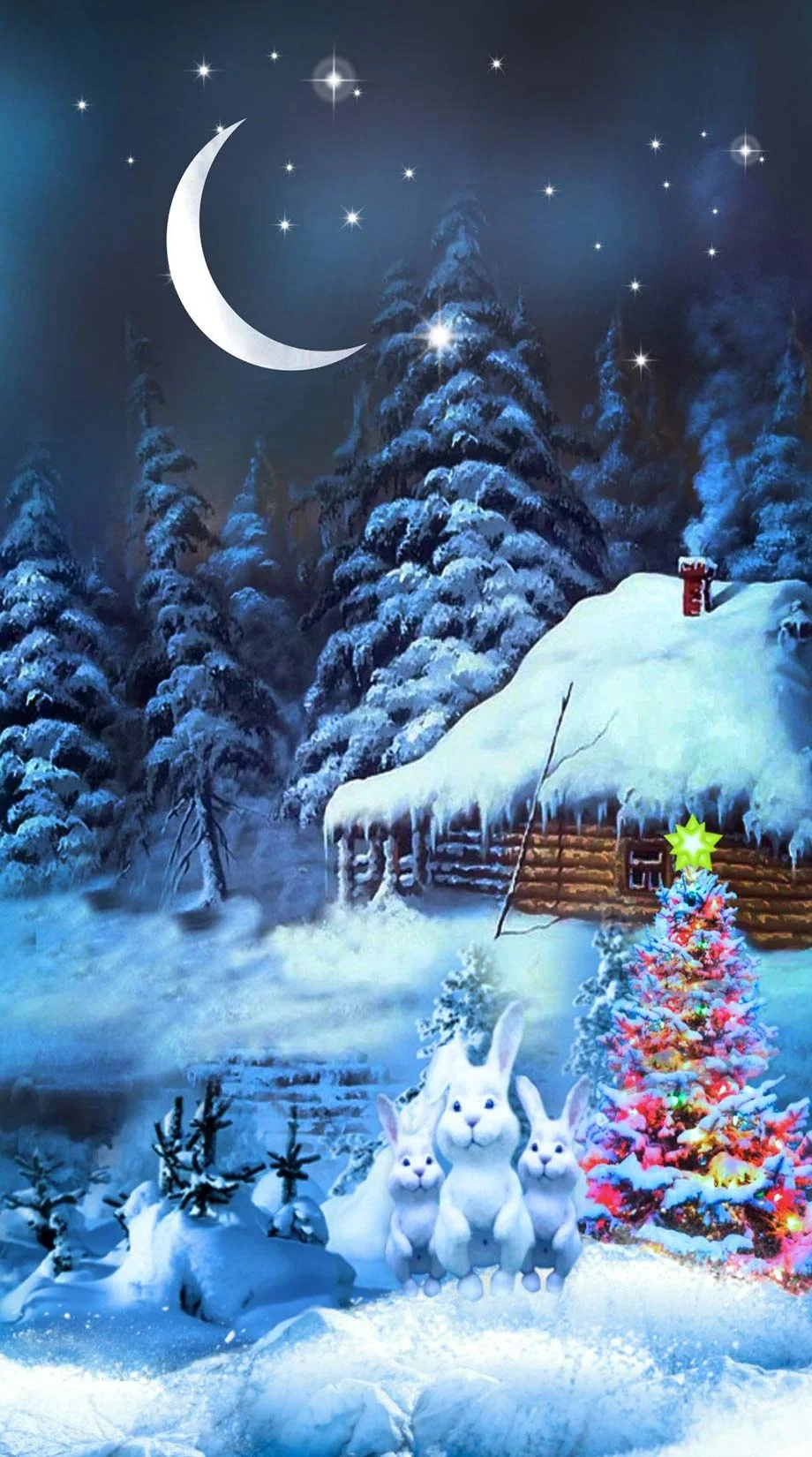 Christmas Winter Elegant Awesome Wallpaper background