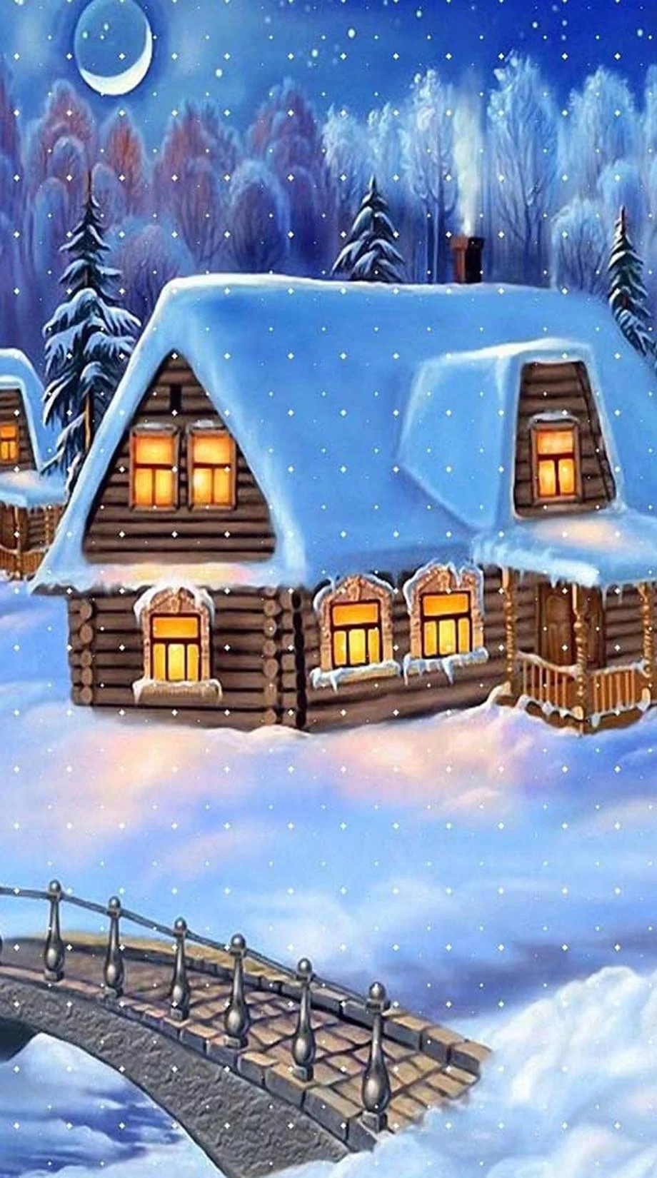 Winter Snow Stylish Nice Background