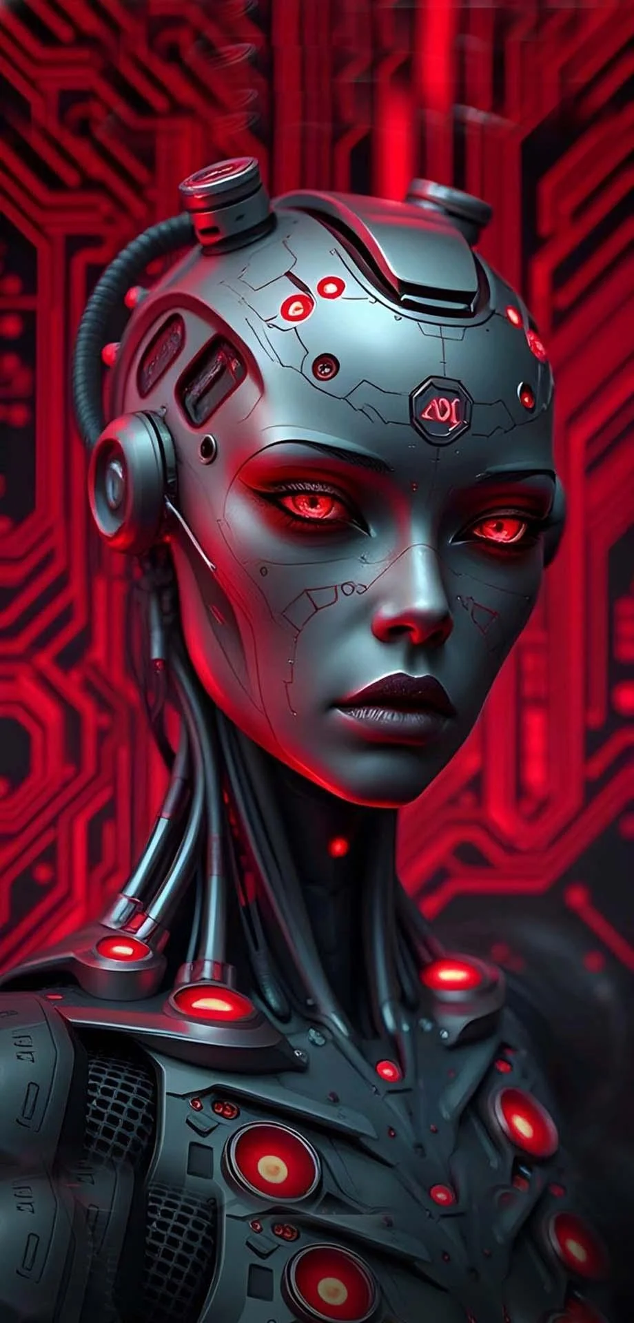 Cyberpunk Female Aesthetic Grand Original Perfect Background HD Wallpaper