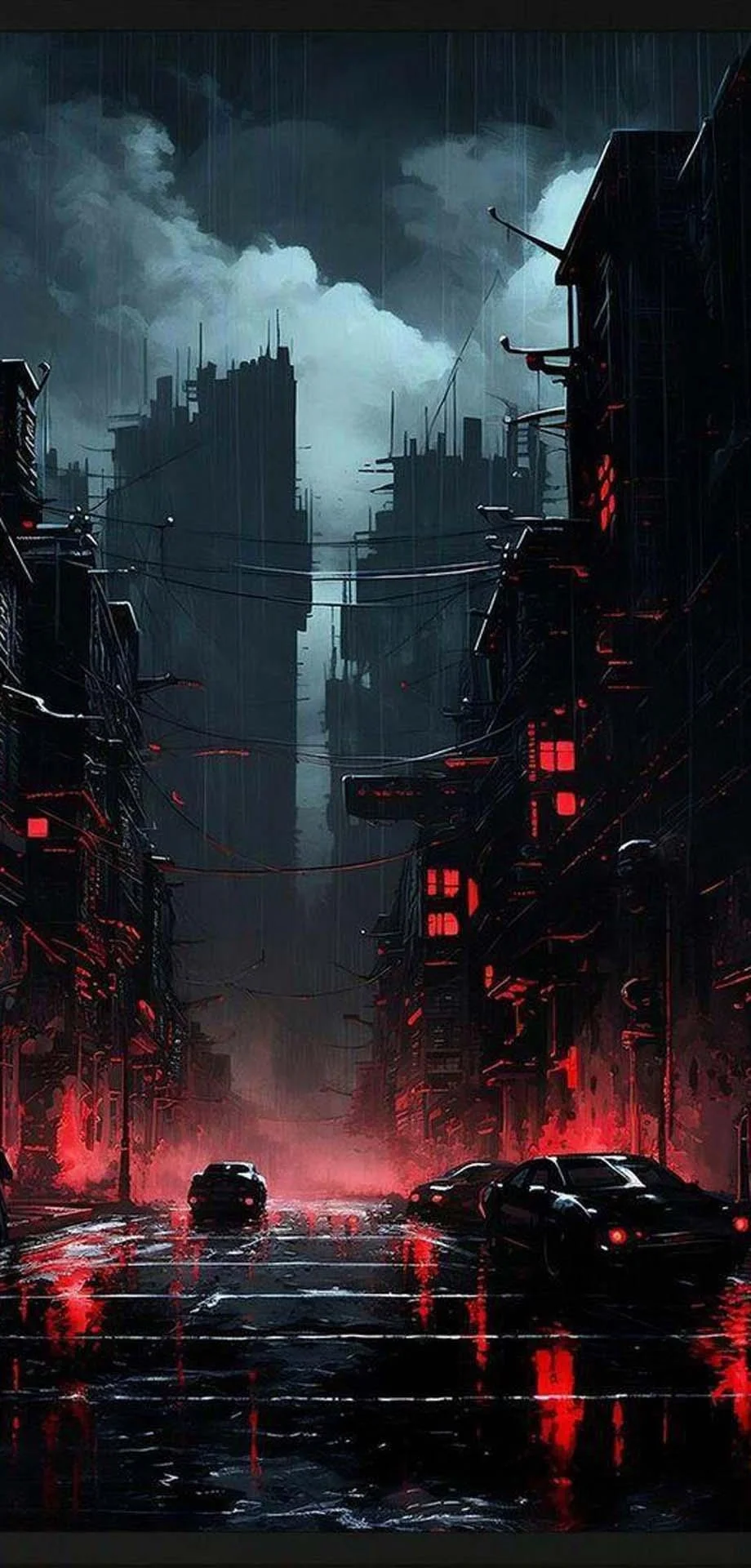 Cyberpunk IPhone Aesthetic Grand Art Excellent Wallpaper