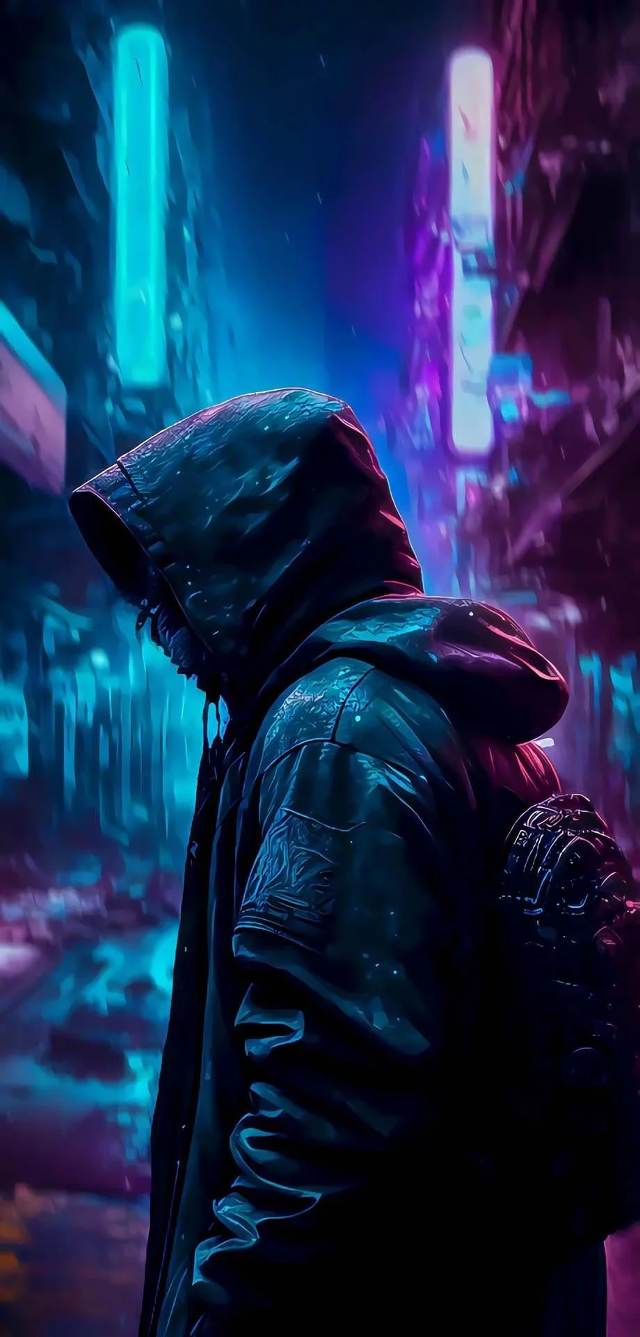 Cyberpunk IPhone Aesthetic Grand Design Perfect Background 4K Wallpaper