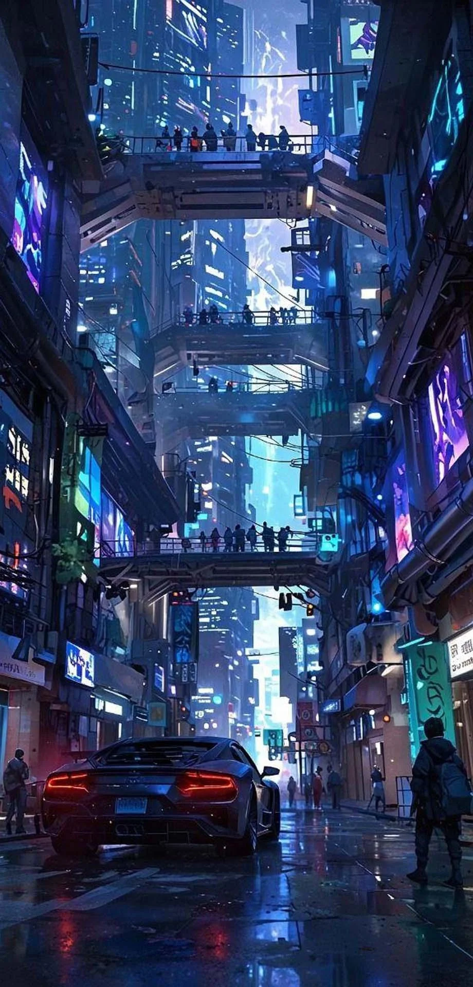 Cyberpunk IPhone Great Design Excellent Wallpaper