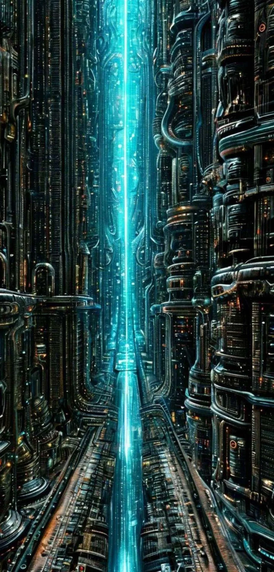 Cyberpunk Tech Best Original Excellent Screensaver HD Wallpaper